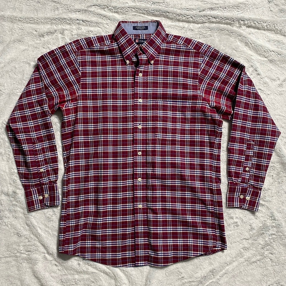 Chaps Classic Fit Oxford 15-15.5 32/33 No Wrinkle